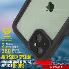 Load image into Gallery viewer, iPhone 13  Waterproof Case, Punkcase [Extreme Series] Armor Cover W/ Built In Screen Protector [Teal] (Color in image: Light Green)
