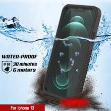 Load image into Gallery viewer, iPhone 13  Waterproof Case, Punkcase [Extreme Series] Armor Cover W/ Built In Screen Protector [Black] (Color in image: Teal)
