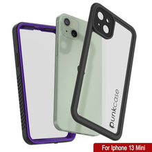 Load image into Gallery viewer, iPhone 13 Mini  Waterproof Case, Punkcase [Extreme Series] Armor Cover W/ Built In Screen Protector [Purple] (Color in image: Light Green)
