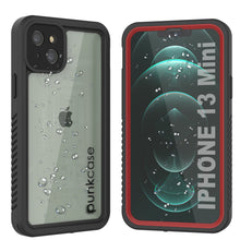 Load image into Gallery viewer, iPhone 13 Mini  Waterproof Case, Punkcase [Extreme Series] Armor Cover W/ Built In Screen Protector [Red] (Color in image: Red)
