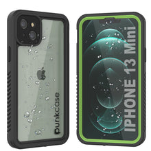 Load image into Gallery viewer, iPhone 13 Mini  Waterproof Case, Punkcase [Extreme Series] Armor Cover W/ Built In Screen Protector [Light Green] (Color in image: Light Green)
