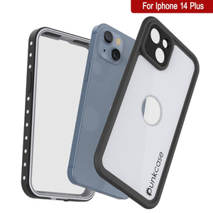 Funda impermeable IP68 para iPhone 14 Plus, Punkcase [Blanco] [Serie StudStar] [Ajuste delgado] [A prueba de suciedad]
