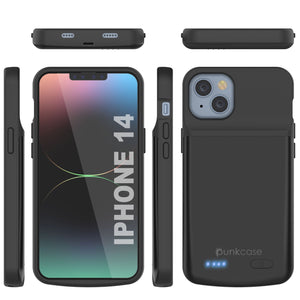 Fundas de batería para iPhone 15, PunkJuice 5000mAH Power Bank de carga rápida con protector de pantalla | [Turquesa]