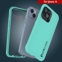Load image into Gallery viewer, Funda impermeable Punkcase para iPhone 14 [Serie Aqua], cubierta protectora [azul].
