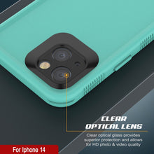Load image into Gallery viewer, Funda impermeable Punkcase para iPhone 14 [Serie Aqua], cubierta protectora [azul].
