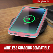 Load image into Gallery viewer, Funda impermeable Punkcase iPhone 14 [Serie Aqua] Cubierta blindada [Rosado]

