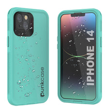 Load image into Gallery viewer, Funda impermeable Punkcase para iPhone 14 [Serie Aqua], cubierta protectora [azul].
