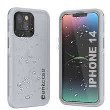 Load image into Gallery viewer, Funda impermeable Punkcase iPhone 14 [Serie Aqua] Funda protectora [Blanco]
