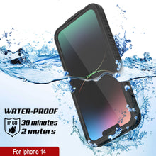 Load image into Gallery viewer, Funda impermeable Punkcase para iPhone 14 [Serie Aqua] Cubierta protectora [Negro]
