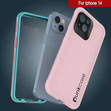 Load image into Gallery viewer, Funda impermeable Punkcase iPhone 14 [Serie Aqua] Cubierta blindada [Rosado]
