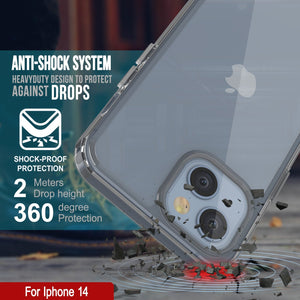 Funda para iPhone 15 Punkcase® LUCID 2.0 de la serie morada con protector de pantalla PUNK SHIELD | Ajuste ultra