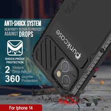 Load image into Gallery viewer, Funda iPhone 14 Metal Extreme 3.0, Cubierta Resistente de Grado Militar [a prueba de golpes] Funda de Aluminio Resistente al Agua [Negra]
