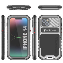 Load image into Gallery viewer, Funda iPhone 14 Metal Extreme 3.0, Cubierta de Alta Resistencia de Grado Militar [a prueba de golpes] Funda Impermeable de Aluminio [Plateada].
