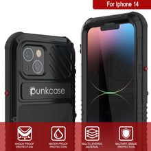 Load image into Gallery viewer, Funda iPhone 14 Metal Extreme 3.0, Cubierta Resistente de Grado Militar [a prueba de golpes] Funda de Aluminio Resistente al Agua [Negra]
