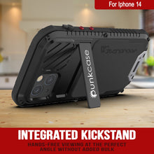 Load image into Gallery viewer, Funda iPhone 14 Metal Extreme 3.0, Cubierta Resistente de Grado Militar [a prueba de golpes] Funda de Aluminio Resistente al Agua [Negra]
