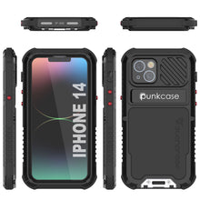 Load image into Gallery viewer, Funda iPhone 14 Metal Extreme 3.0, Cubierta Resistente de Grado Militar [a prueba de golpes] Funda de Aluminio Resistente al Agua [Negra]
