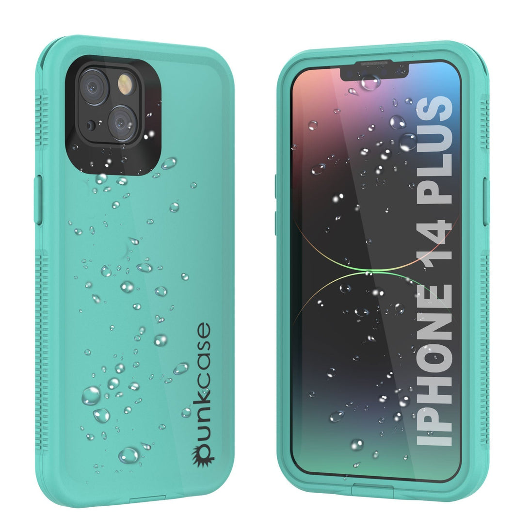 Carcasa impermeable Punkcase para iPhone 14 Plus [Serie Aqua] Cubierta de armadura [Azul]