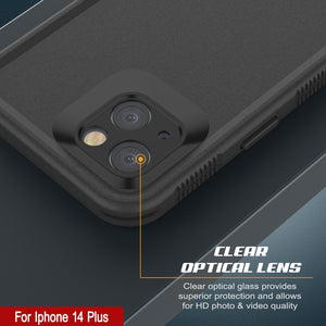 Punkcase iPhone 14 Plus Funda Impermeable [Serie Aqua] Cubierta de Armadura [Negro]