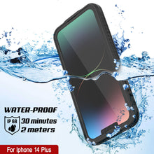 Cargar imagen en el visor de la galería, Punkcase iPhone 14 Plus Funda Impermeable [Serie Aqua] Cubierta de Armadura [Negro]
