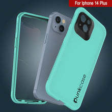 Cargar imagen en el visor de la galería, Carcasa impermeable Punkcase para iPhone 14 Plus [Serie Aqua] Cubierta de armadura [Azul]
