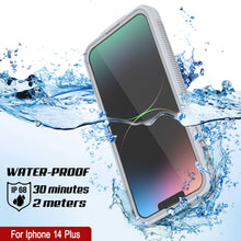 Load image into Gallery viewer, Funda Impermeable Punkcase para iPhone 14 Plus [Serie Aqua] Cubierta de Armadura [Blanco]
