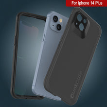 Cargar imagen en el visor de la galería, Punkcase iPhone 14 Plus Funda Impermeable [Serie Aqua] Cubierta de Armadura [Negro]
