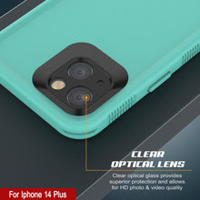 Cargar imagen en el visor de la galería, Carcasa impermeable Punkcase para iPhone 14 Plus [Serie Aqua] Cubierta de armadura [Azul]
