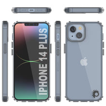 Load image into Gallery viewer, Funda iPhone 15 Plus de Punkcase® LUCID 2.0 Crystal Black Series Series con protector de pantalla PUNK SHIELD | Ajuste ultra.
