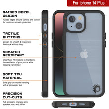 Cargar imagen en el visor de la galería, Funda para iPhone 15 Plus Punkcase® LUCID 2.0 - Serie Morada con Protector de Pantalla PUNK SHIELD | Ultra Ajuste.
