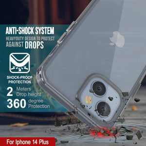 Funda iPhone 15 Plus Punkcase® LUCID 2.0 Blue Series con Protector de Pantalla PUNK SHIELD | Ajuste Ultra