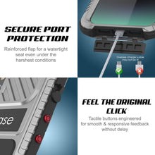 Cargar imagen en el visor de la galería, iPhone 14 Plus Metal Extreme 3.0 Case, Cubierta de Armadura de Grado Militar Resistente y Fuerte [a prueba de golpes] Funda de Aluminio Impermeable [Plateado]

