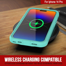 Load image into Gallery viewer, Estuche impermeable Punkcase para iPhone 14 Pro [Serie Aqua] Funda protectora [Azul].
