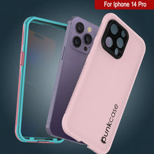 Load image into Gallery viewer, Funda resistente al agua Punkcase iPhone 14 Pro [Serie Aqua] Cubierta protectora [Rosa]
