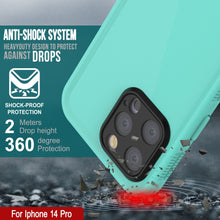 Load image into Gallery viewer, Estuche impermeable Punkcase para iPhone 14 Pro [Serie Aqua] Funda protectora [Azul].
