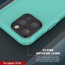 Load image into Gallery viewer, Estuche impermeable Punkcase para iPhone 14 Pro [Serie Aqua] Funda protectora [Azul].
