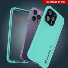 Load image into Gallery viewer, Estuche impermeable Punkcase para iPhone 14 Pro [Serie Aqua] Funda protectora [Azul].
