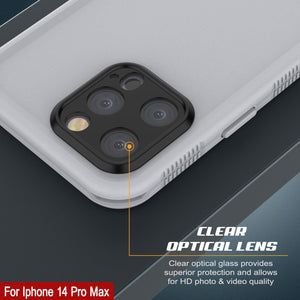 Carcasa impermeable para iPhone 14 Pro Max Punkcase [Serie Aqua] Cubierta de armadura [Blanca]
