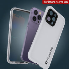 Load image into Gallery viewer, Carcasa impermeable para iPhone 14 Pro Max Punkcase [Serie Aqua] Cubierta de armadura [Blanca]
