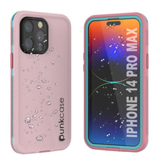Cargar imagen en el visor de la galería, Funda impermeable para iPhone 14 Pro Max de Punkcase [Serie Aqua] Cover de armadura [Rosa].
