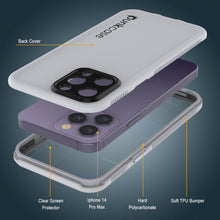 Load image into Gallery viewer, Carcasa impermeable para iPhone 14 Pro Max Punkcase [Serie Aqua] Cubierta de armadura [Blanca]
