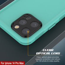 Cargar imagen en el visor de la galería, Funda impermeable Punkcase para iPhone 14 Pro Max [Serie Aqua] Cubierta resistente [azul]
