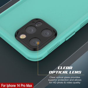 Funda impermeable Punkcase para iPhone 14 Pro Max [Serie Aqua] Cubierta resistente [azul]