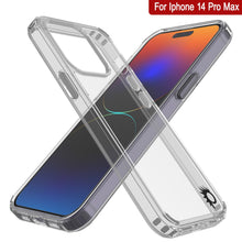 Load image into Gallery viewer, Funda para iPhone 15 Pro Max Punkcase® LUCID 2.0 Crystal Black Series con protector de pantalla PUNK SHIELD | Ajuste ultra ajustado.
