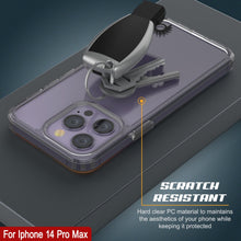 Cargar imagen en el visor de la galería, Funda Punkcase® LUCID 2.0 de la serie morada para iPhone 15 Pro Max con protector de pantalla PUNK SHIELD | Ajuste ultra ajustado.
