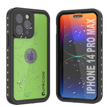 Cargar imagen en el visor de la galería, Funda resistente al agua IP68 para iPhone 14 Pro Max, Punkcase [Verde claro] [Serie StudStar] [Ajuste fino] [A prueba de suciedad]
