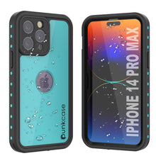 Load image into Gallery viewer, Funda impermeable IP68 para iPhone 14 Pro Max, Punkcase [Turquesa] [Serie StudStar] [Ajuste delgado]
