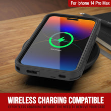 Cargar imagen en el visor de la galería, Estuche resistente al agua IP68 para iPhone 14 Pro Max, Punkcase [Negro] [Serie StudStar] [Ajuste Delgado]
