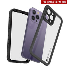 Cargar imagen en el visor de la galería, Funda Waterproof IP68 para iPhone 14 Pro Max, Punkcase [Transparente] [Serie StudStar] [Ajuste delgado] [A prueba de suciedad]
