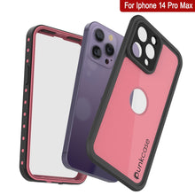 Load image into Gallery viewer, Funda impermeable IP68 para iPhone 14 Pro Max, Punkcase [Rosa] [Serie StudStar] [Ajuste Delgado] [A prueba de suciedad]
