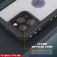 Load image into Gallery viewer, Funda resistente al agua IP68 para iPhone 14 Pro Max, Punkcase [Blanco] [Serie StudStar] [Ajuste delgado] [A prueba de suciedad].
